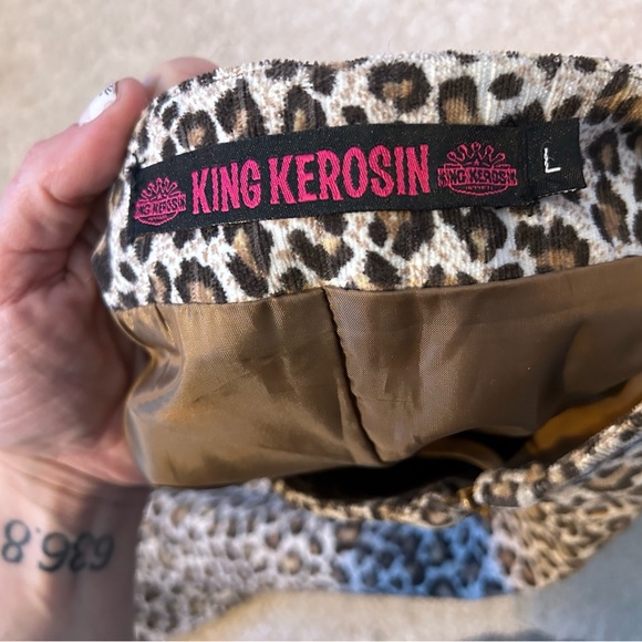 Leopard print pencil skirt - Picture 5 of 10